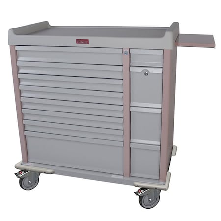 Harloff Aluminum Unit Dose Medication Box Cart AL294BOX